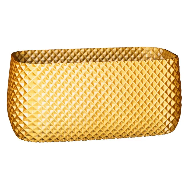 Jardinière rectangle Ananas