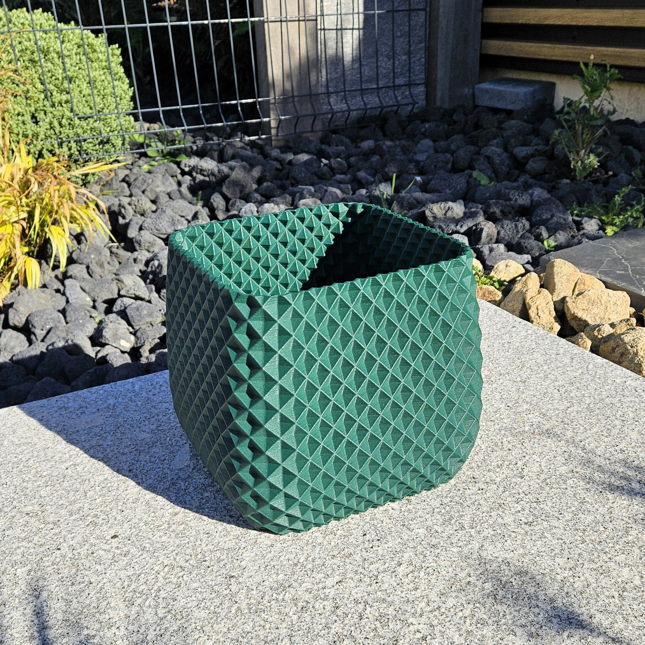 Jardinière carrée Ananas