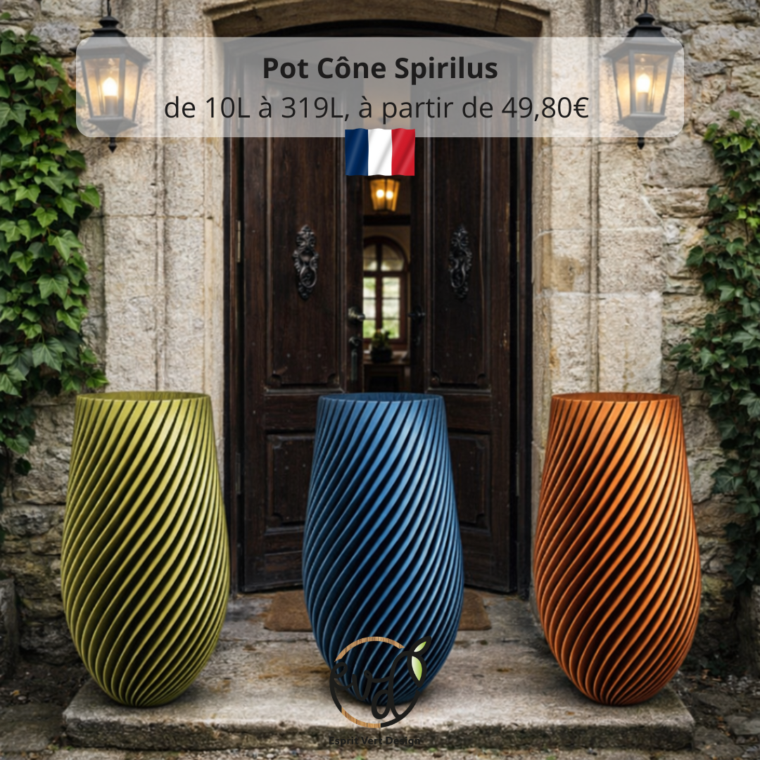 Pot Cône Spirilus