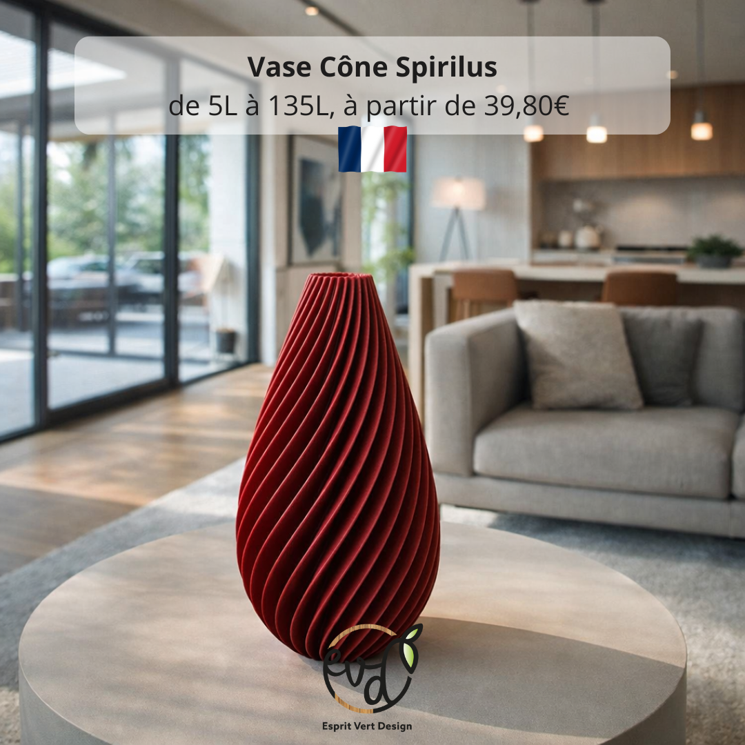 Vase Cône Spirilus
