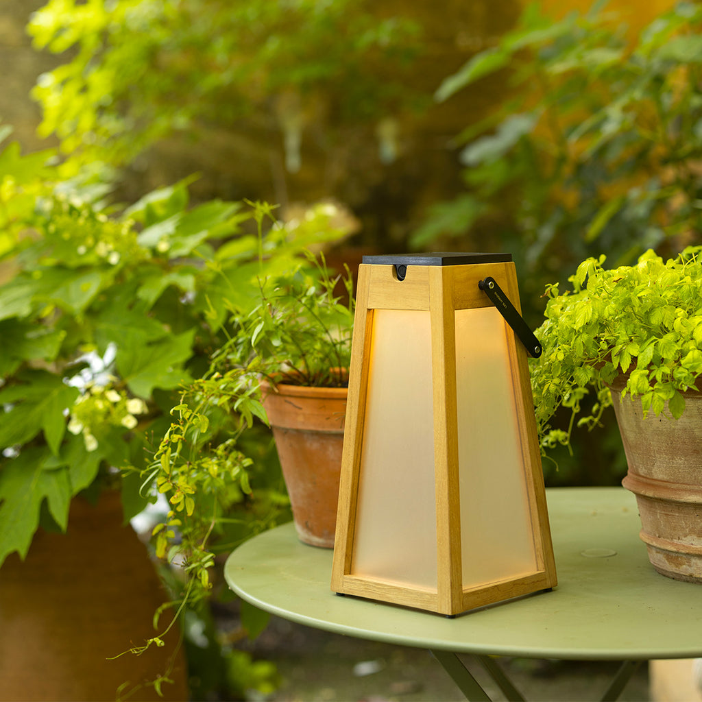 Lanterne solaire jardin Tecka 38cm