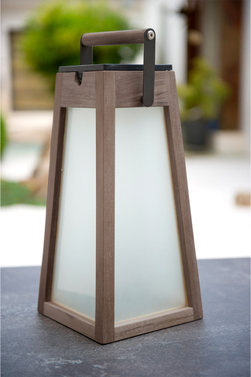 Lanterne solaire jardin Tecka 38cm