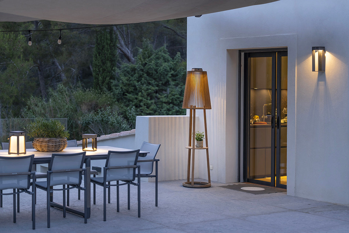 Lanterne solaire jardin tecka 186cm