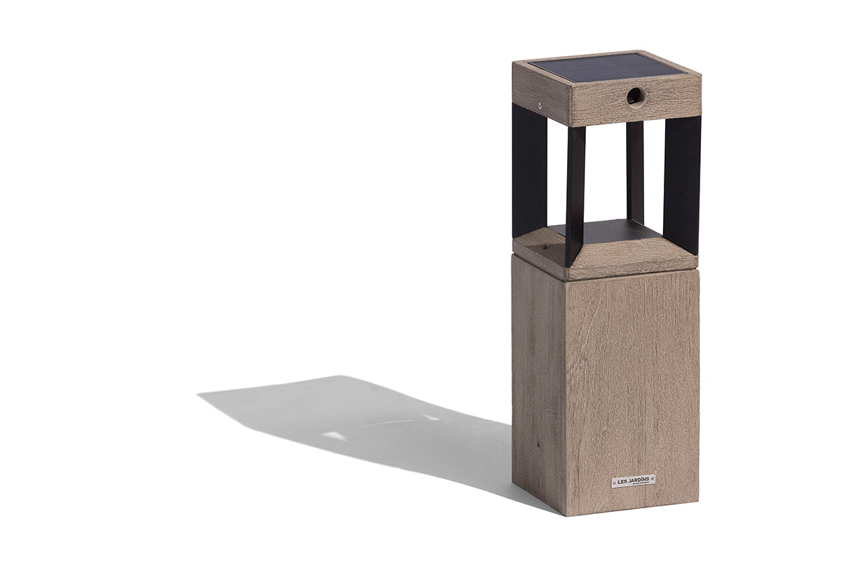 Borne solaire jardin teckalu 45cm