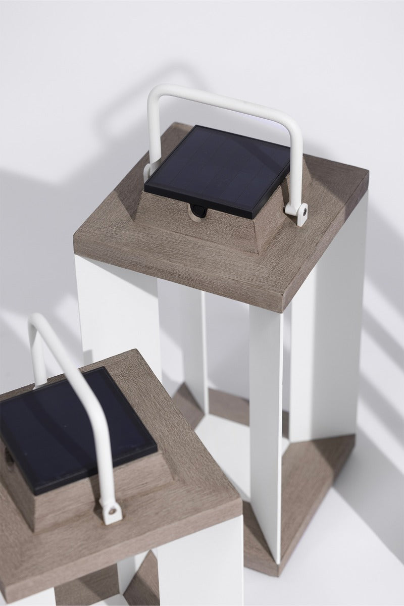 Lanterne solaire jardin Teckalu 36.5cm