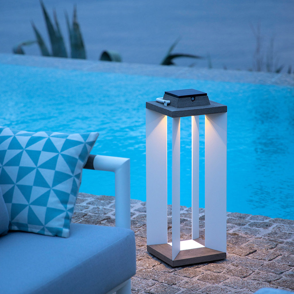 Lanterne solaire jardin Teckalu 65.5cm