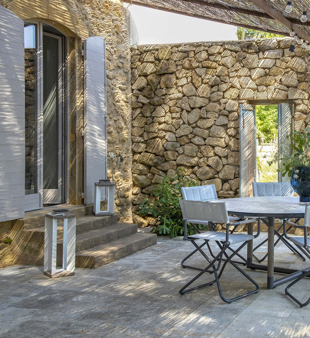 Lanterne solaire jardin Teckalu 65.5cm